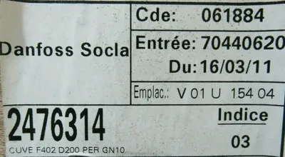NEW DANFOSS SOCLA 149B2957 CHECK VALVE TYPE 408 10" DN0250 EN12050-4 2476314