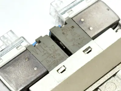 Used SMC High Pressure Vacuum Generator w/ V114-5LOZ Solenoids Solenoid Regulators Michigan US | Maverick Industrial Sales #1463102