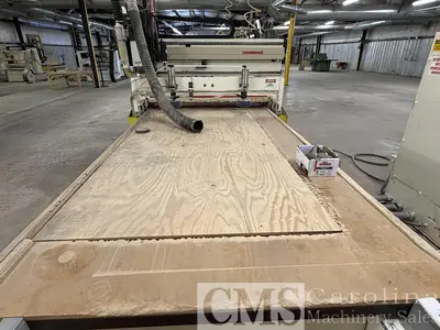 Used 2005 THERMWOOD MODEL C53 CNC ROUTER WITH ROLLER HOLD DOWN CNC Routers North Carolina US | CAROLINA MACHINERY SALES #1493551