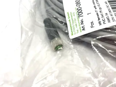 New | in-Stock Murrelektronik Single Ended M8 female 0° A-cod. Cable Cable & Wire Michigan US | Maverick Industrial Sales #1391703