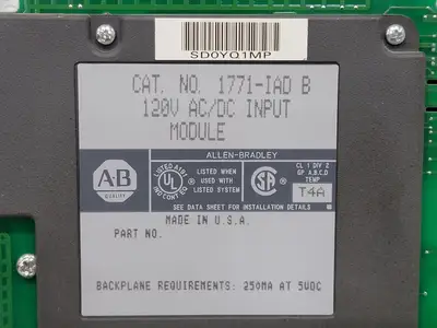 USED ALLEN BRADLEY 1771-IAD-B