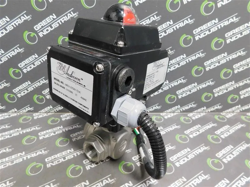 Dwyer Instruments WE31-DTD01-T2-A 3-Way Solenoid Valve 110V Used