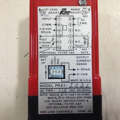 USED RED LION CONTROLS PRA1-1031