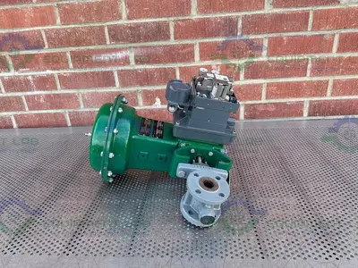 Used FISHER CONTROLS V150 STAINLESS STEEL 1" AIR OPERATED / PNEUMATIC VEE-BALL VALVE Valves/Fittings California US | Equipment Lab #485730