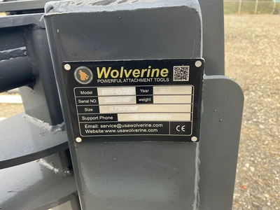 Used WOLVERINE BSH-12-75D SKID STEER BALE SQUEEZE HYDRAULIC ADJUSTABLE Bale Grabbers Michigan US | Miedema Asset Management Group #1579510