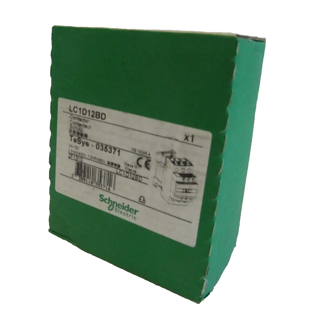 NEW SEALED SCHNEIDER ELECTRIC LC1D12BD CONTACTOR 24VDC
