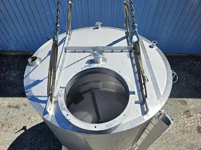 Used ADI Laval 1100 Gallon Tank, 304 Stainless Steel