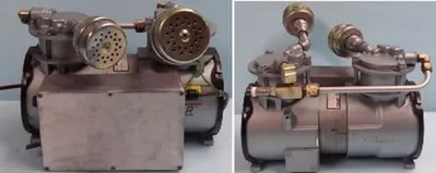 Used GAST 12286-115-R168 WITH SPEED CONTROL. Vacuum Pumps Texas US | Bamko Surplus Process Equipment #936464