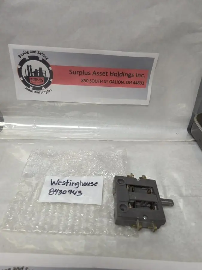 New | in-Stock WESTINGHOUSE 8430943 Miscellaneous Equipment (Electrical & Power) Ohio US | Surplus Asset Holdings #1242768