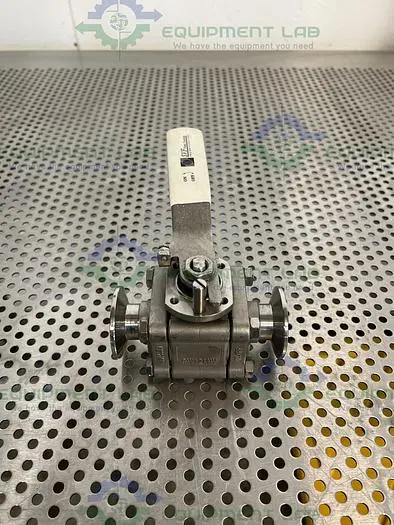 Used SVF -F. C. I. SB79999ATTR BALL VALVE W/ 1" SANITARY FITTING Valves/Fittings California US | Equipment Lab #485466