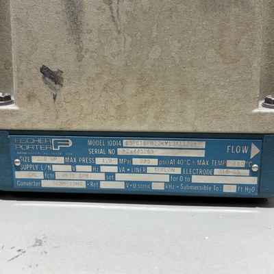 Used Fischer Porter 10D14-65PE18PB22KY13A11221 Meters - Misc Indiana US | J&J Industrial Supply #1424182