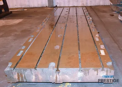 Floor Plate, T-Slotted 60" x 218.75" x 10" Cast Iron