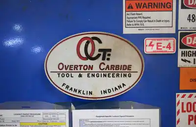 7″ OVERTON CARBIDE Hydraulic Punch / Stamping Press