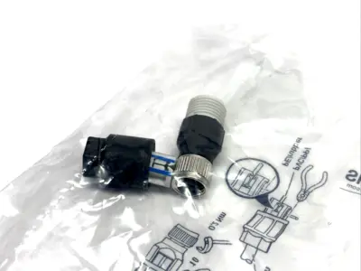 258191,V3-GM-Q4 | Pepper+Fuchs V3-GM-Q4 Female Connector, Field Attachable M8 3-Pin 258191 - New