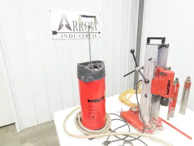 Hilti DCM1 Diamond Coring Motor 120V 2" Core Bore Stand 10L Water Supply BI Bits