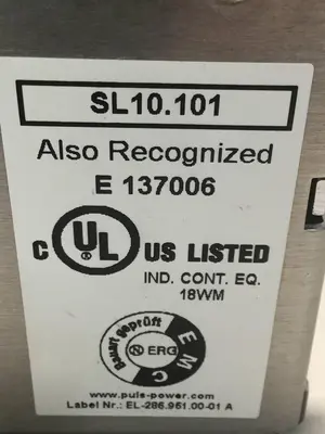 Used PULS SL10.101 Power Supplies Michigan US | Ideal Machinery #1311503