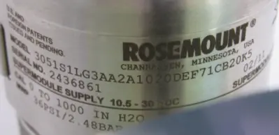 NEW ROSEMOUNT 3051S1LG3AA2A1020DEF71CB20K5 PRESSURE TRANSMITTER HASC/39C585