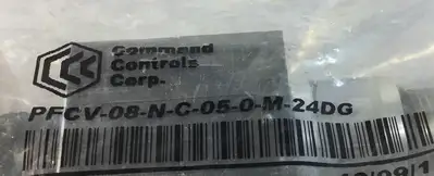 BUCHER / Command Controls PFCV-08-N-C-05-0-M-24DG Flow Control. 6B