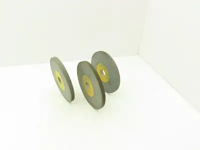 Norton 19A80-K7VG Surface Grinding Wheel 7" x 1/2" X 1-1/4" 80 Grit  Lot of 3