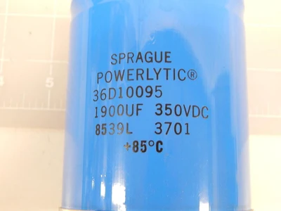 Used SPRAGUE POWERLYTIC _UNKNOWN_ Capacitors | OCO Industrial #1605551