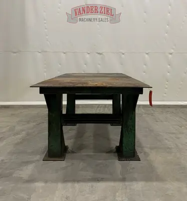 96 1/2" x 48 1/4" Welding Table, 36 1/2" High