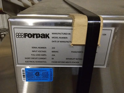 USED 2022 Forpack GS55-10
