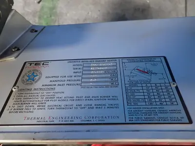 USED THERMAL ENGINEERING CORPORATION D50 CDSIN2