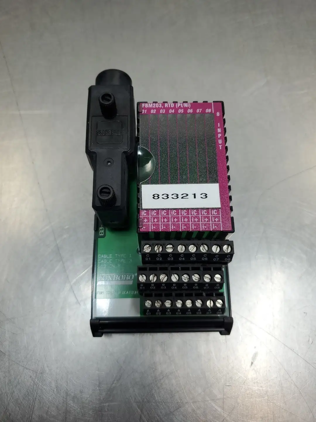 Used Foxboro FBM203 RTD (Pt/Ni) PLC Module. PLC Input & Output South Carolina US | Palmetto Automation #1510929