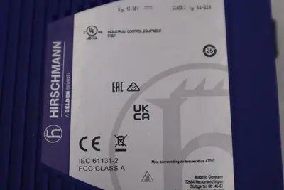 Hirschmann IEC 61131-2 Spider 8TX Rail Ethernet Switch STOCK 1813B