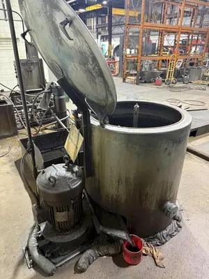 5 CU FT DE-LAVAL CENTRIFUGAL CHIP SPINNER CENTRIFUGE / OIL EXTRACTOR: YOBRO #24690