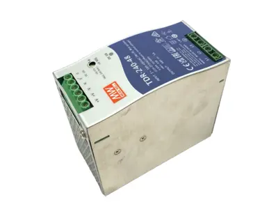 New | in-Stock MEAN WELL Industrial DIN Rail Power Supply 3-Phase 5A 48V 240W DIN Rail Power Supplies Michigan US | Maverick Industrial Sales #1391521