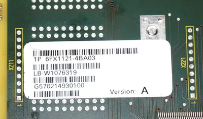 USED SIEMENS 6FX1121-4BA03 SERVO INTERFACE MODULE VER. A, 6FX11214BA03