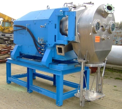 Heinkel HF 600 Inverting Filter centrifuge, 316L SS.