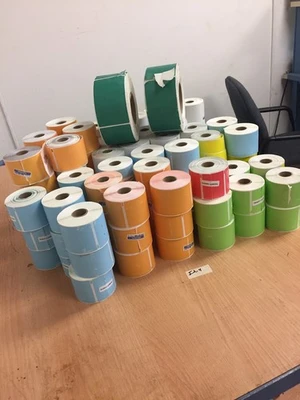 Assortment Of BTL Labels  Green,yellow,orange,blue,white 4x2& 8 White 6x4,2-5x3