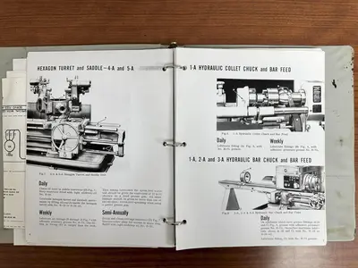 12.5" HOLLOW SPINDLE WARNER & SWASEY MODEL 4A (M-3580) SQUARE HEAD & 12' EXTENDED BED TURRET LATHE: YOBRO #24423