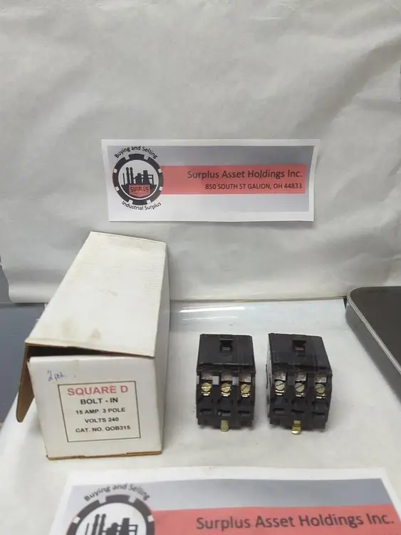 Used SQUARE D QOB315 Miscellaneous Equipment (Electrical & Power) | Surplus Asset Holdings #1198965
