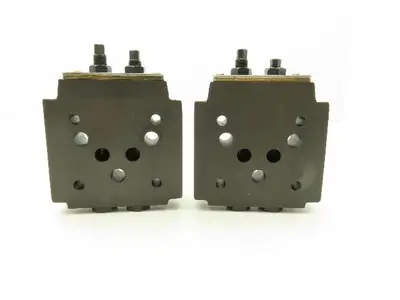 Yuken Kogyo TC2G-03-40 Hydraulic Throttle and Check Valve Module Lot of 2
