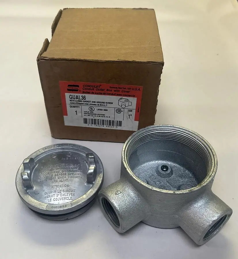 New | in-Stock CROUSE-HINDS GUAL36 Miscellaneous Equipment (Electrical & Power) Ohio US | Surplus Asset Holdings #1240409