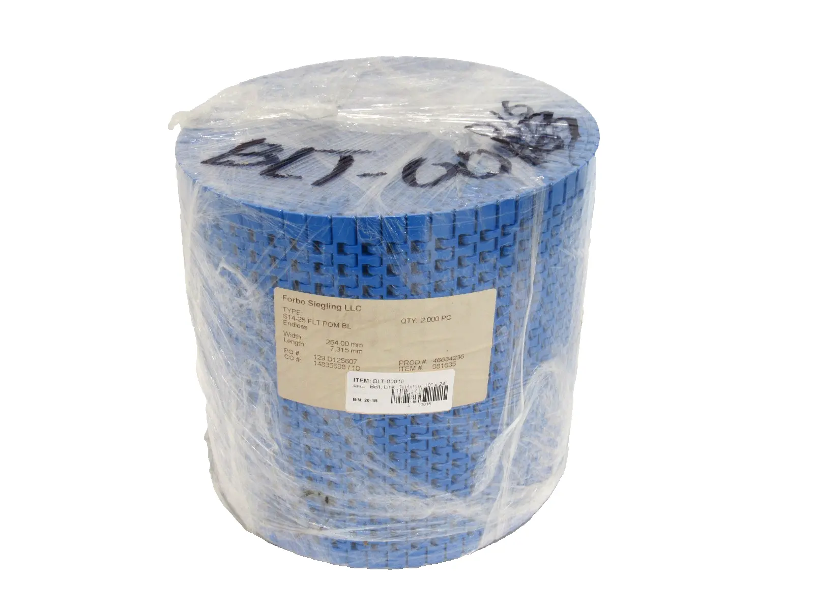 NEW FORBO SIEGLING S14-25 CONVEYOR BELT 10"x24FT S1425 981635 46634236