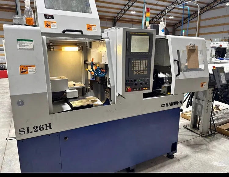 Used 2008 HANWHA SL-26H Swiss Type Automatic Screw Machines Ohio US | UniversalAutomatics.com #177130