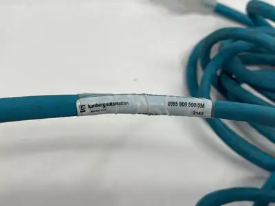 Used BELDEN, LUMBERG AUTOMATION DBL-ENDED ETHERNET CORDSET RJ45 5M 900004113 Cable & Wire | Maverick Industrial Sales #1099346