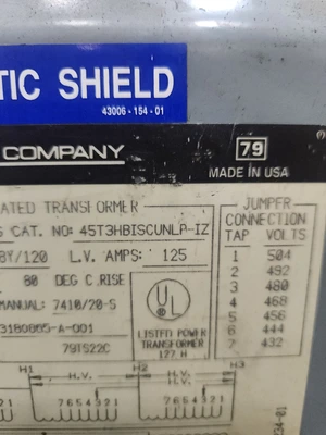 USED Square D 45T3HBISCUNLP-IZ