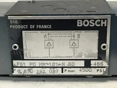 Used BOSCH FB1PDHM101N50 Valves/Fittings Michigan US | Ideal Machinery #1266081