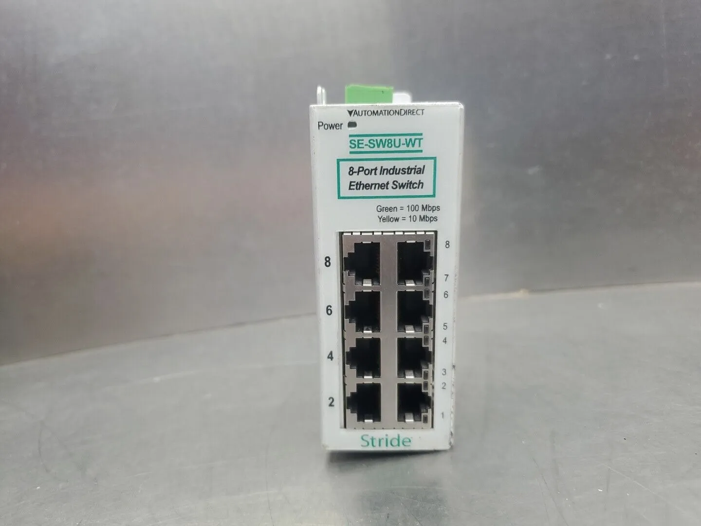 AUTOMATION DIRECT/STRIDE SE-SW8U-WT 8-PORT ETHERNET SWITCH. 3C-22