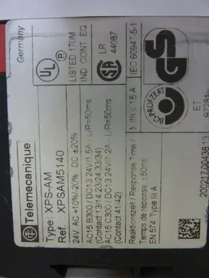 USED TELEMECANIQUE XPSAM
