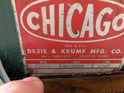 Used CHICAGO DREIS & KRUMP MFG. CO. 1012-L Press Brakes Alabama US | The Equipment Hub #1442835
