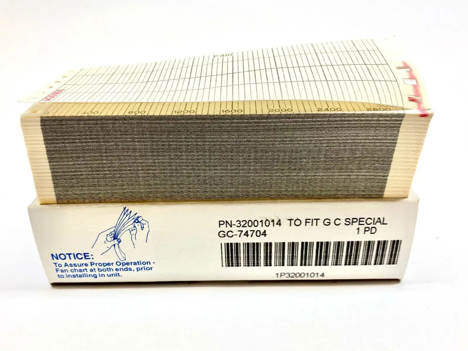 New | in-Stock GRAPHIC CONTROLS STRIP CHART PAPER 0-3000 PSIG Misc Industrial Equipment | Maverick Industrial Sales #1100050
