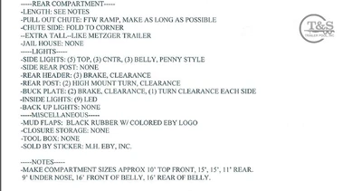 Used 2019 EBY _UNKNOWN_ Livestock Trailers Illinois US | T&S Trailer Pool #1509353