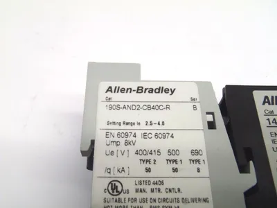 USED ALLEN-BRADLEY COMPACT COMBO STARTER 2.5-4.0A