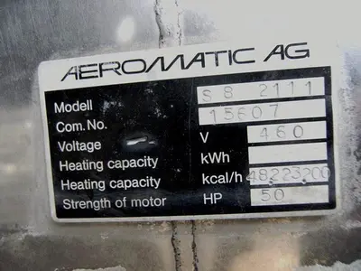 USED AEROMATIC S8 2111